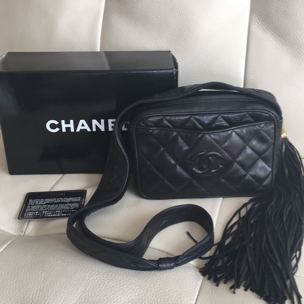 Vintage Channel Camera Bag